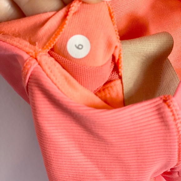 Lululemon Orange Criss Criss Open Back Tank 6 - Picture 7 of 7